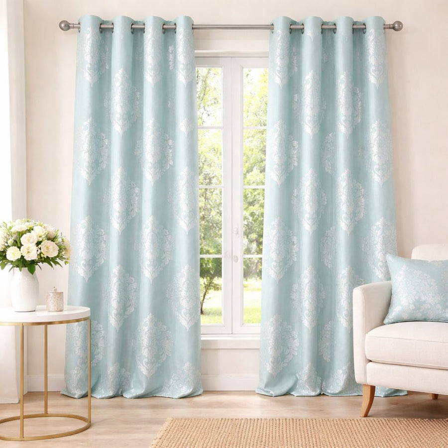 Luxury - Κουρτίνα Σκίασης Aqua Με Κρίκο Υ270ΧΦ280cm A151-7 — 1
