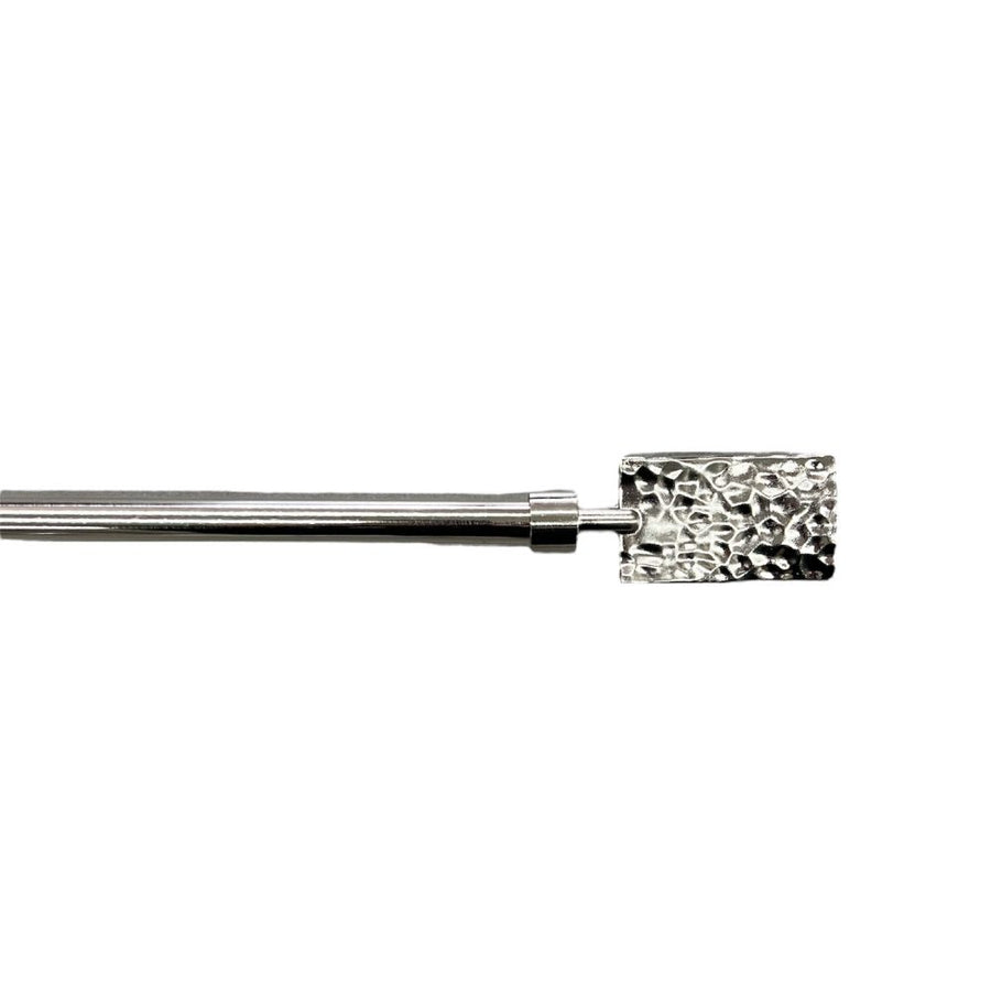 Μονό Κουρτινόξυλο Ασημί 160 εώς 310 cm 19mm 62501 — 1