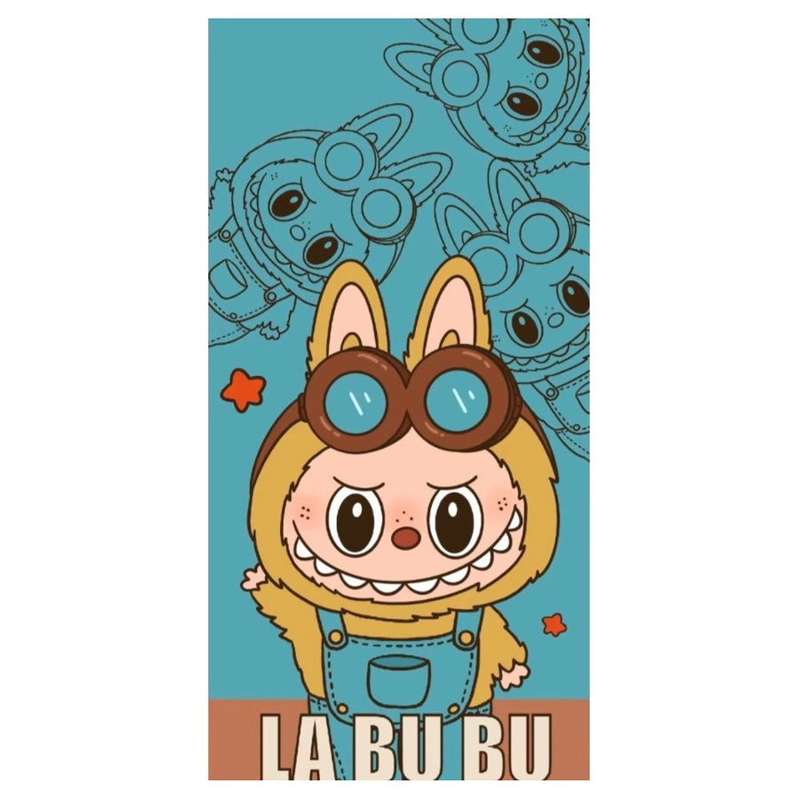 Παιδική Πετσέτα Θαλάσσης 100% microfiber Labubu 70x140cm 88246-3 — 1