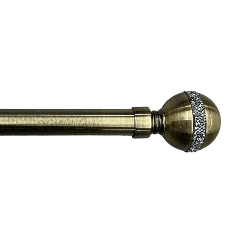 Μονό Κουρτινόξυλο Χρυσό 120 εώς 200 cm 28mm YQ-02