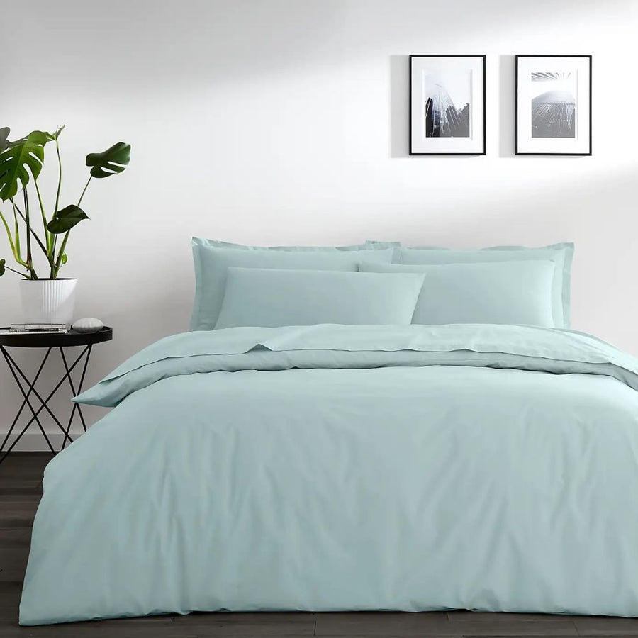Σετ Παπλωματοθήκη Ημίδιπλη 160x240cm Aqua 100% Βαμβάκι 053710 — 1