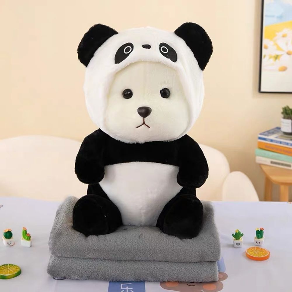 Κουβέρτα Fleece 100x150cm Με Λούτρινο Αρκουδάκι Γκρι 0611-8