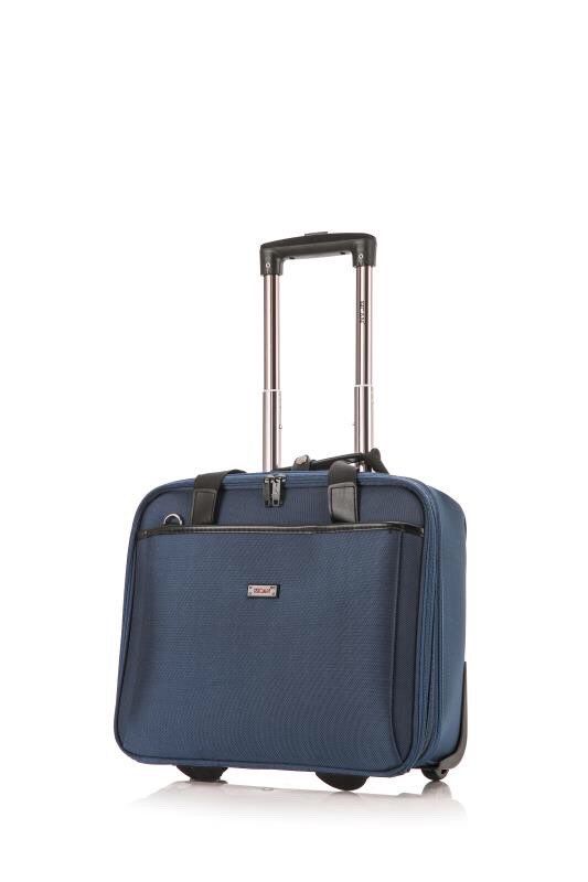 Βαλίτσa trolley με 2 ρόδες ταξιδίου μπλέ ( 36Y x 42Φ x 14Β ) VT07