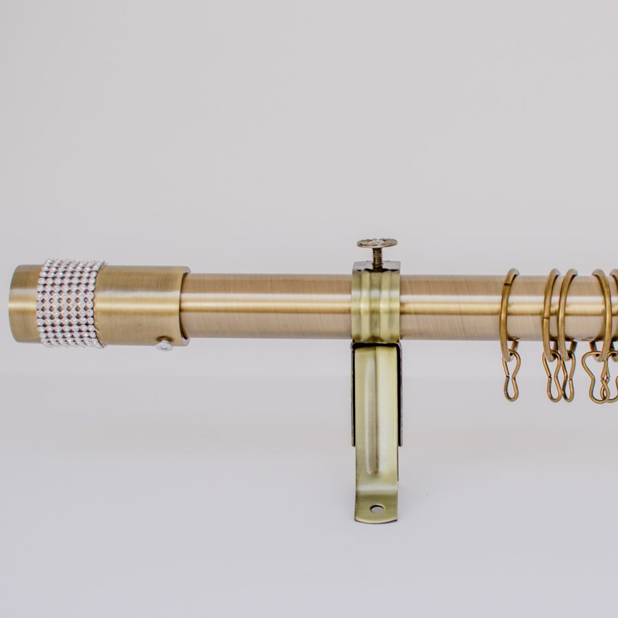 Santo Gold Μονό Κουρτινόξυλο 120 έως 210cm 25mm 25220