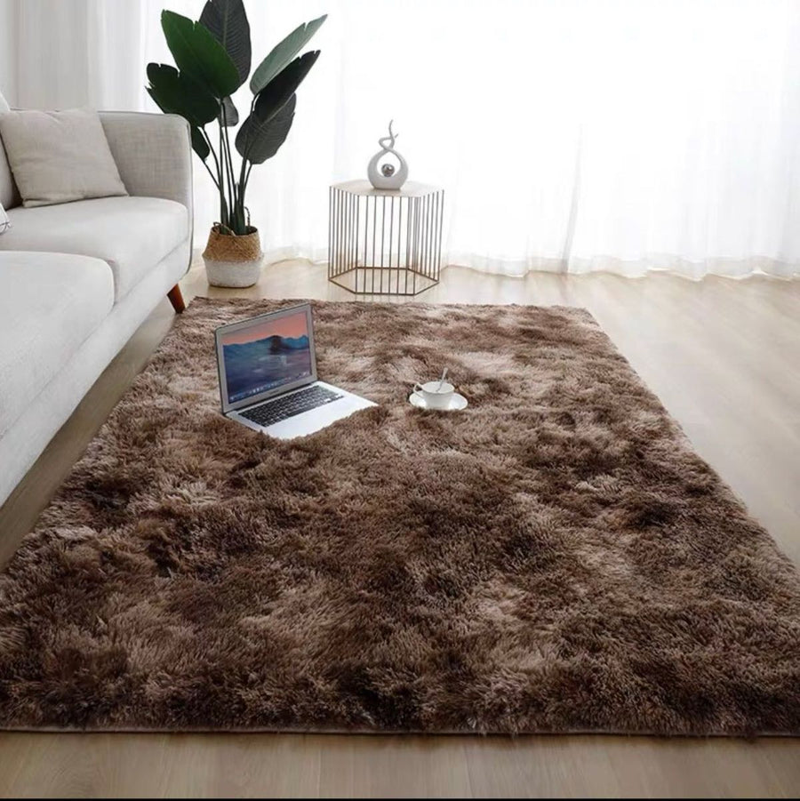 Πατάκι Καφέ Shaggy/Γούνα Αντιολισθητικό 80x180cm 356904 — 1