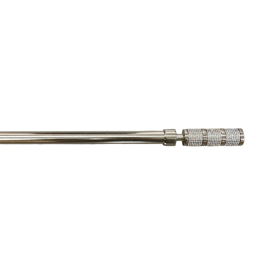 Μονό Κουρτινόξυλο Ασημί με Στρας 120 εώς 200 cm 19mm 51101 — 1