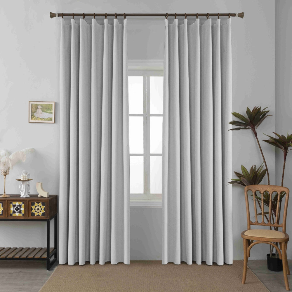 Κουρτίνα Σκίασης Λευκή με Τρέσα 270x270cm 6010-41