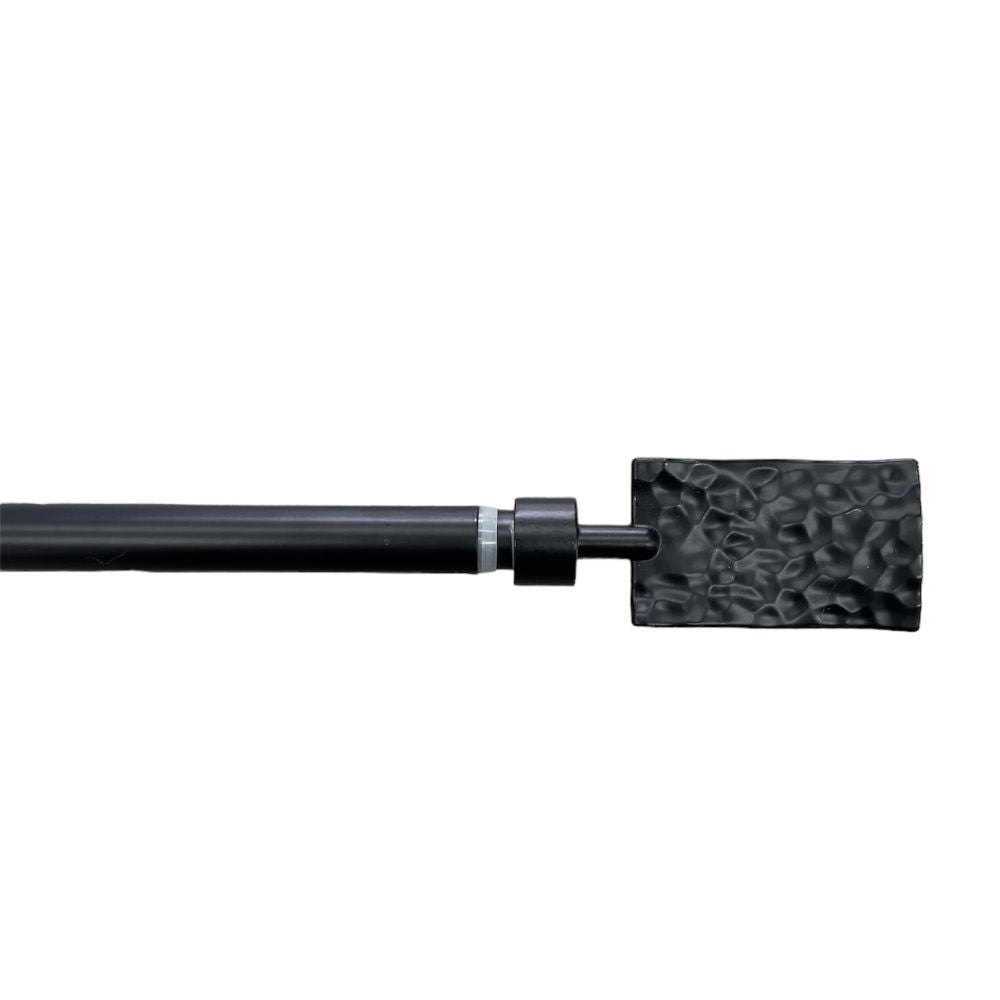 Μονό Κουρτινόξυλο Μαύρο Ματ 160 εώς 310 cm 19mm 62502