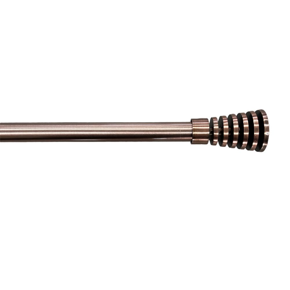 Μονό Κουρτινόξυλο Μπρονζέ 120 εώς 200 cm 28mm 68895