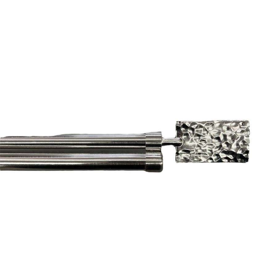 Διπλό Κουρτινόξυλο Ασημί 160 εώς 310 cm 19mm 68501 — 1