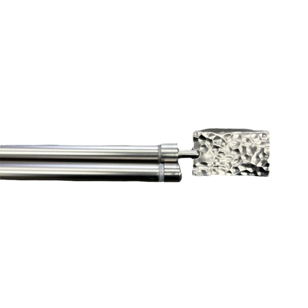 Διπλό Κουρτινόξυλο Ασημί Ματ 160 εώς 310 cm 19mm 68503