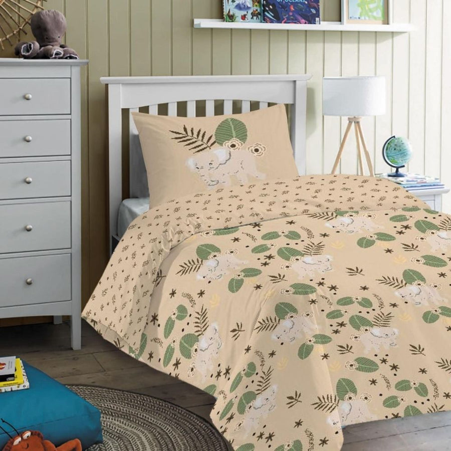 Σετ Σεντόνια Κούνιας Σαφάρι 3τμχ 120x160cm 100% Βαμβάκι 71160236-3