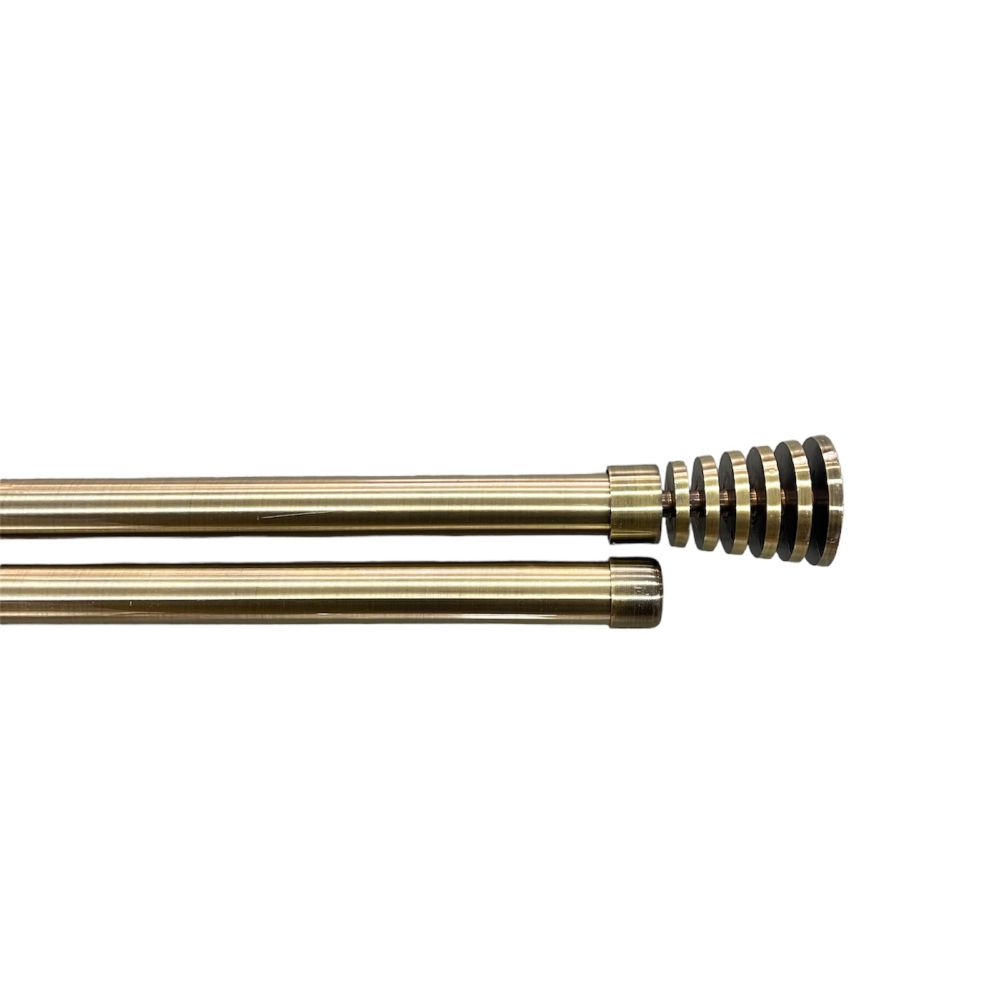 Διπλό Κουρτινόξυλο Χρυσό 160 εώς 310 cm 28mm 87892