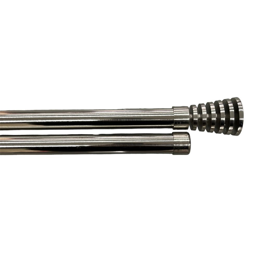 Διπλό Κουρτινόξυλο Ασημί 120 εώς 200 cm 19mm 78894 — 1
