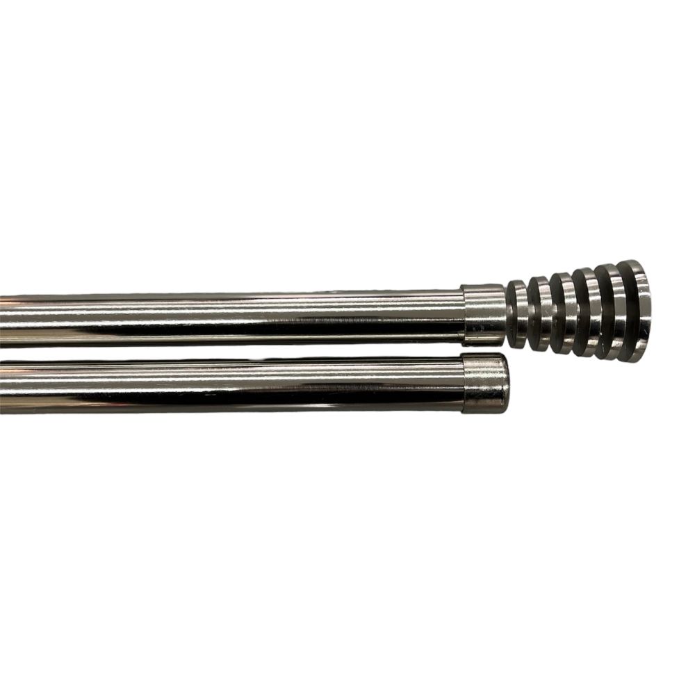 Διπλό Κουρτινόξυλο Ασημί 120 εώς 200 cm 19mm 78894