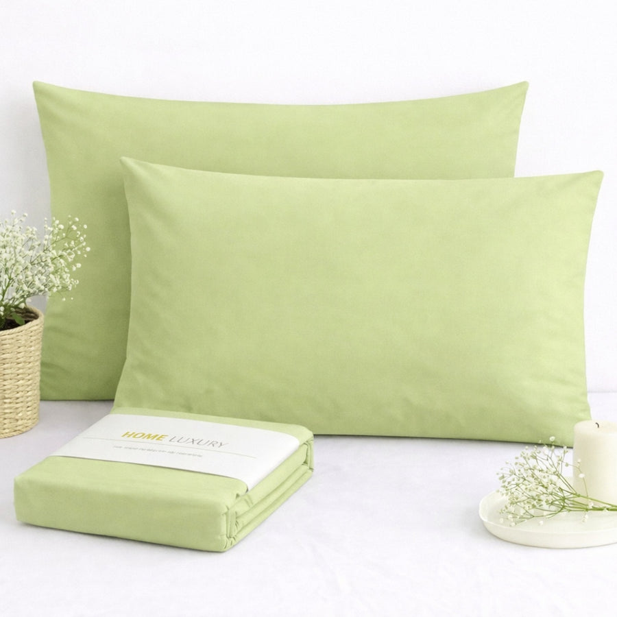 Σετ Πράσινες Μαξιλαροθήκες 50x70cm 100% Βαμβάκι 85050 — 1