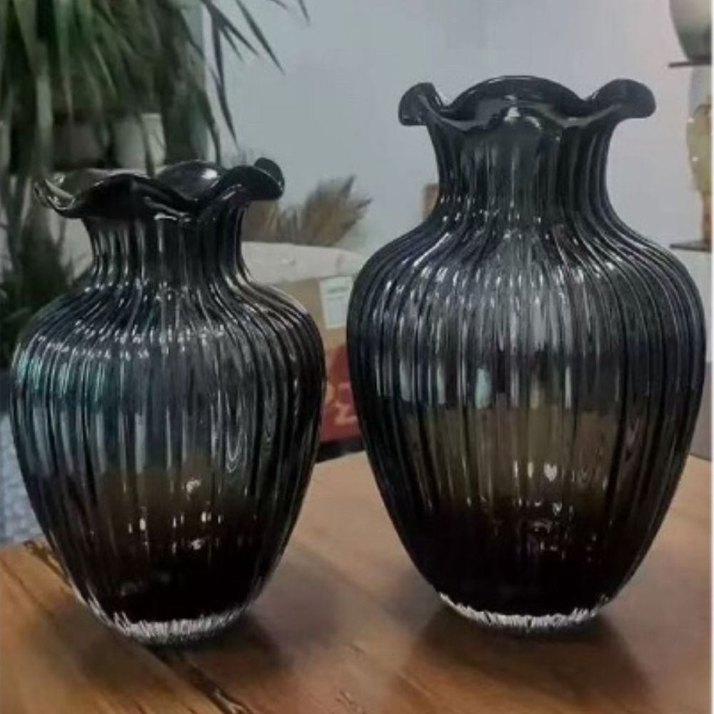 Διακοσμητικό Γυάλινο Βάζο Y23.5xΠ12cm 86213