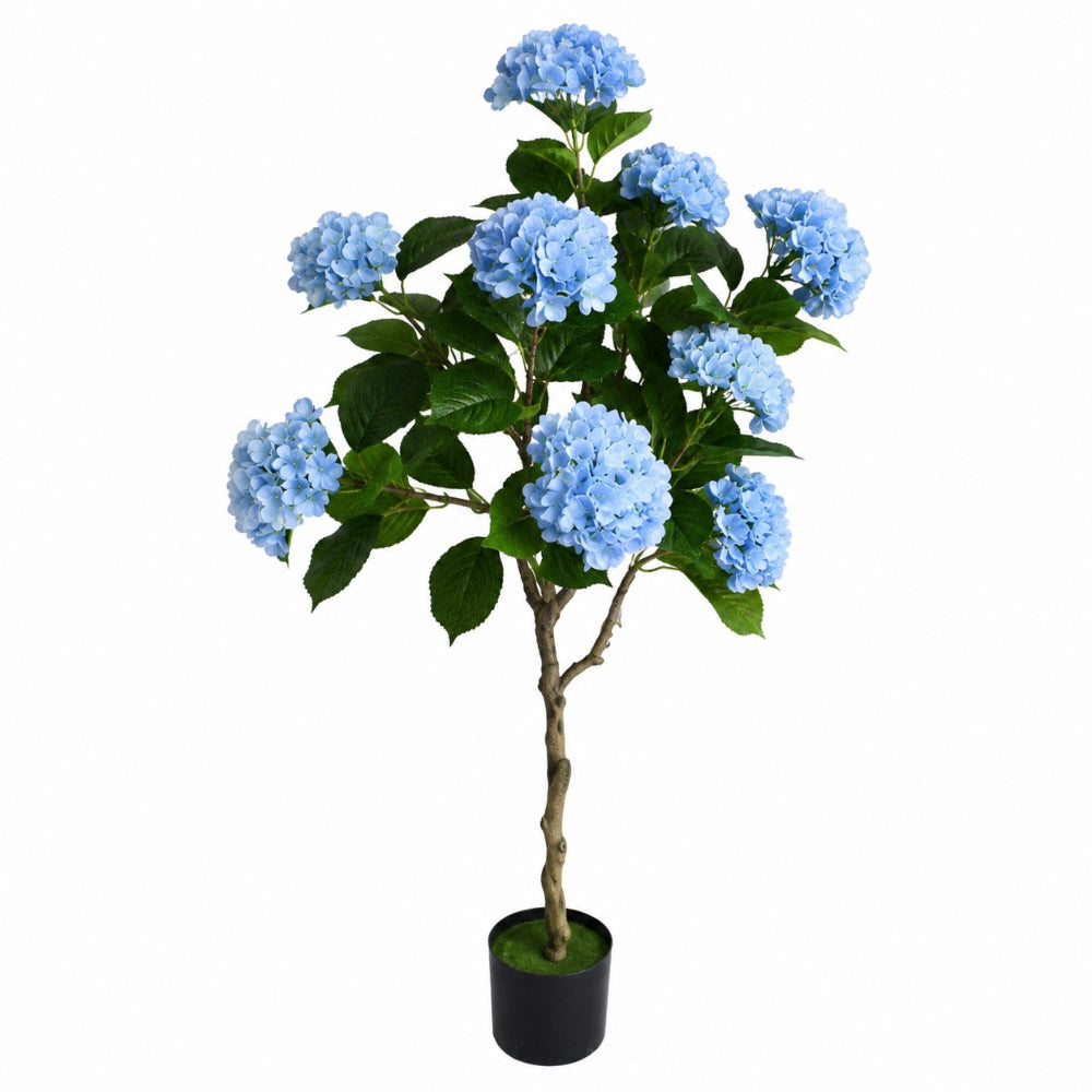 Τεχνητή Ορτανσία Γαλάζια σε Γλάστρα 120cm 87221-3