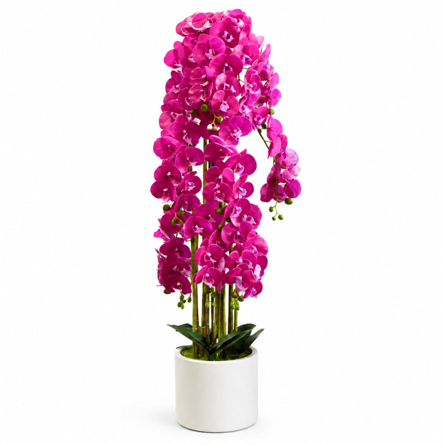 Τεχνητή Ορχιδέα Φούξια 150cm σε Γλάστρα 87555-1 — 1