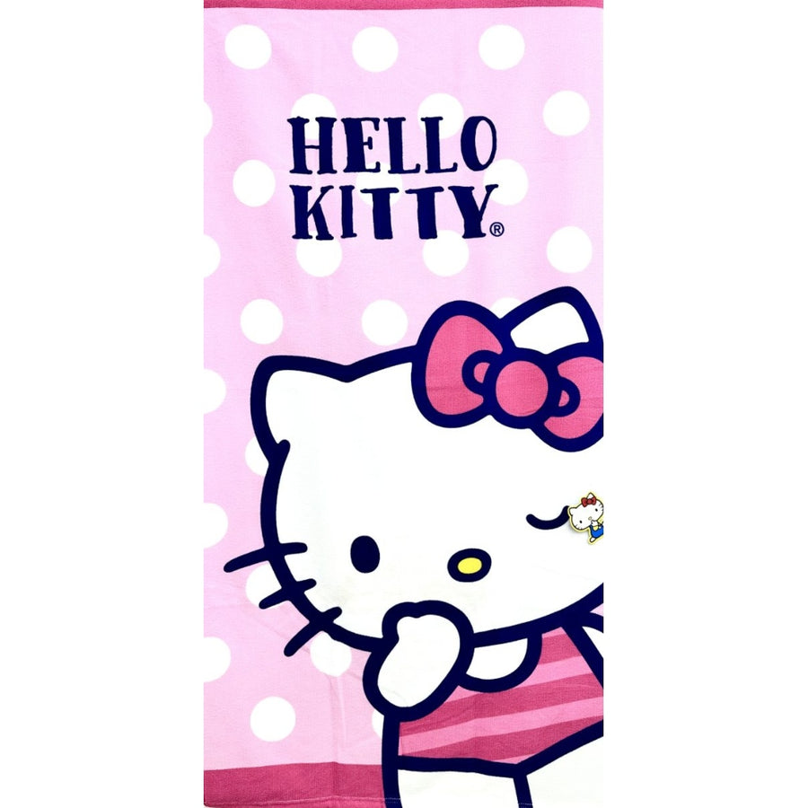 Παιδική Πετσέτα Θαλάσσης 100% microfiber Hello Kitty 70x140cm 88246-7 — 1