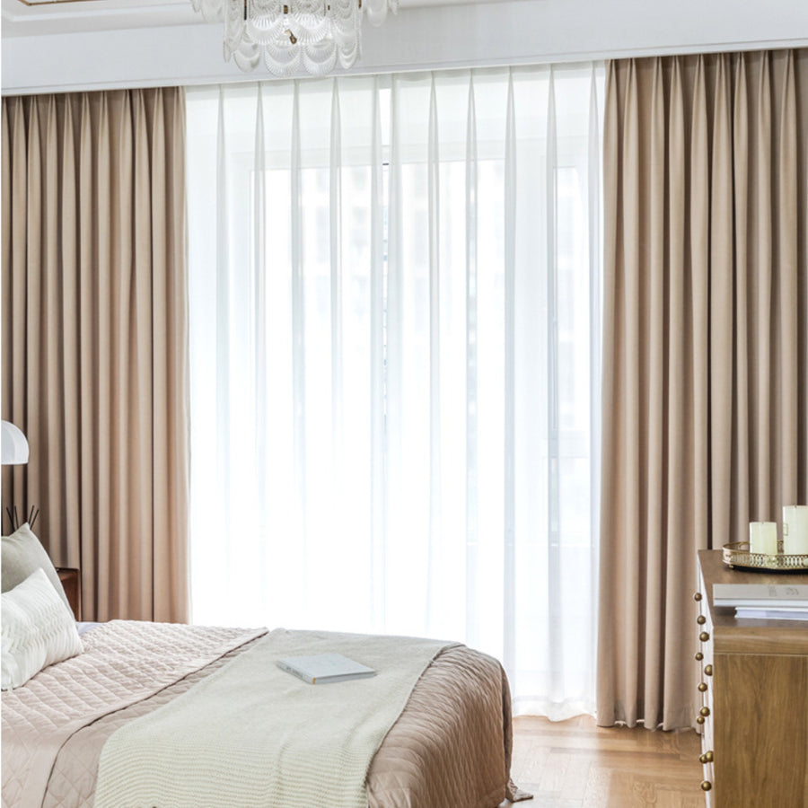 Velvet Κουρτίνα Σκίασης Κρεμ Μπεζ Με Τρέσα Υ270xΦ280cm A067-4 — 1