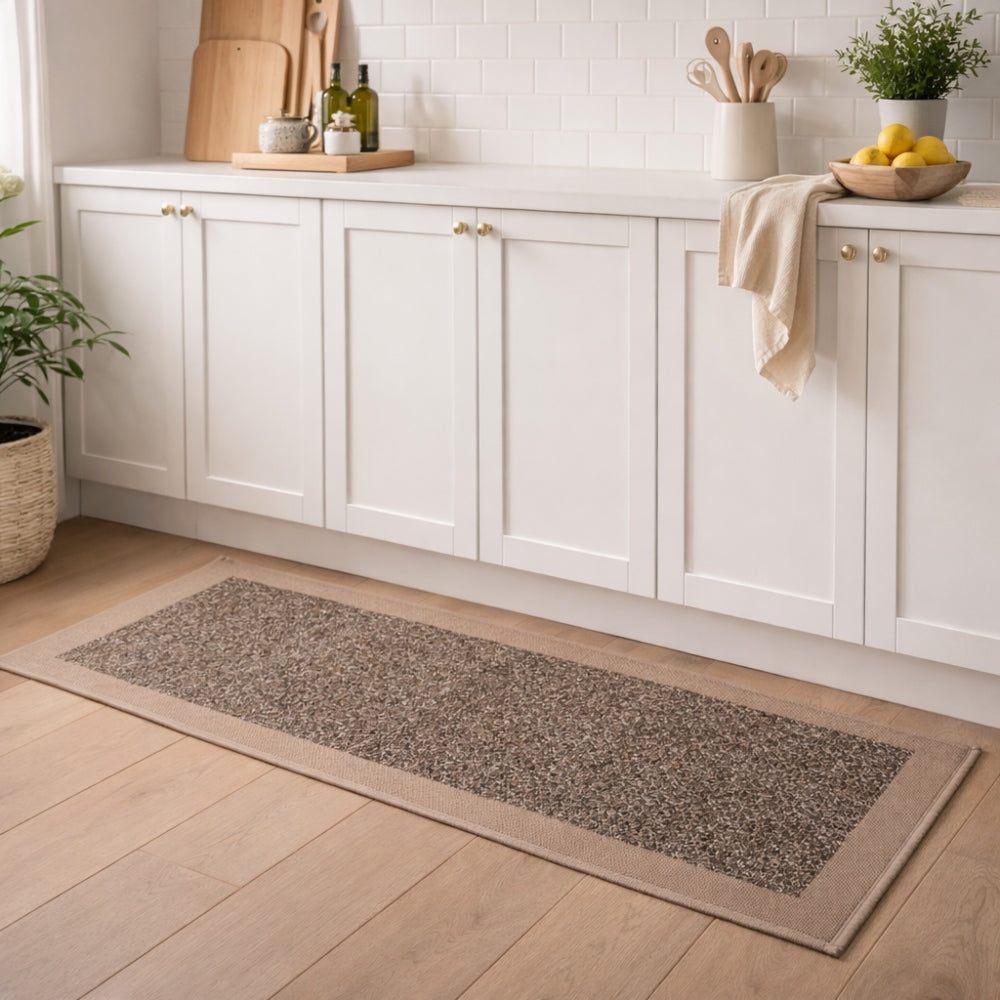 Πατάκι Κουζίνας Μπεζ Με Σχέδιο 50x120cm BZTH-03120