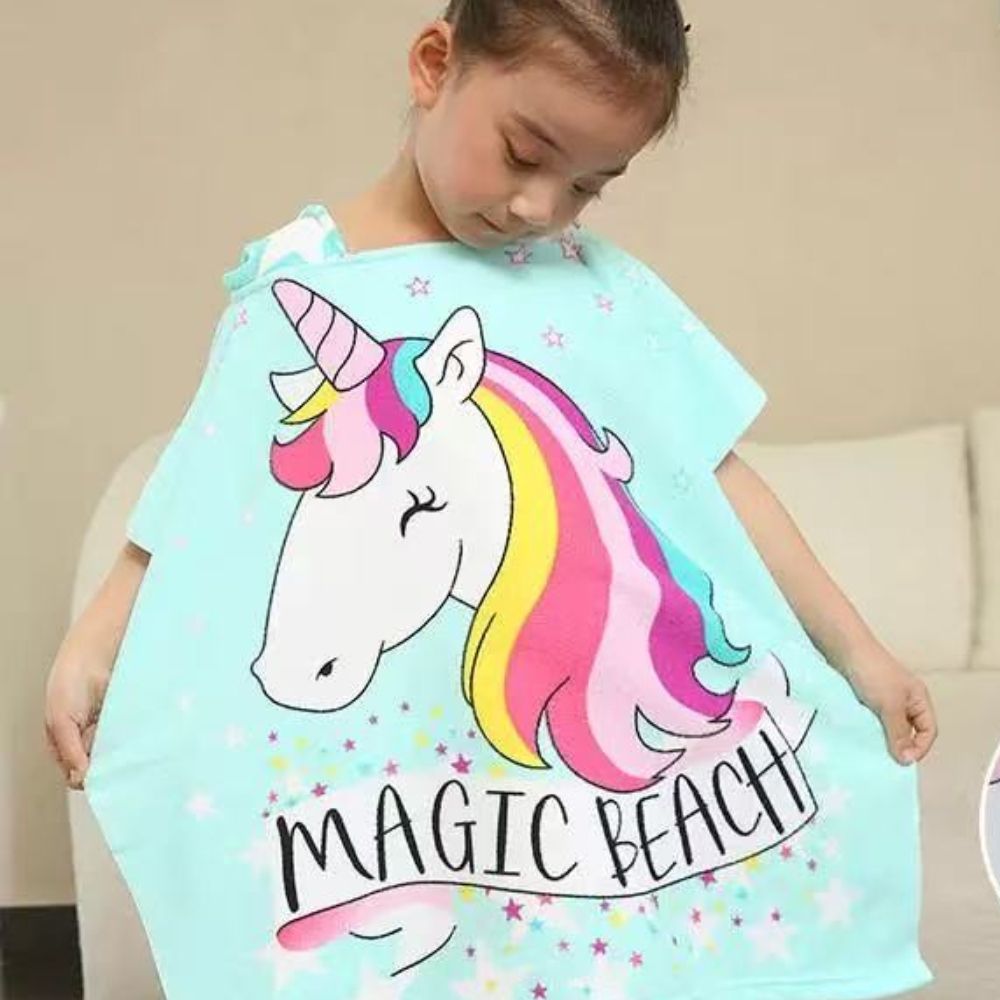 Παιδικό Πόντσο (60x120) 100% Microfiber KT-08