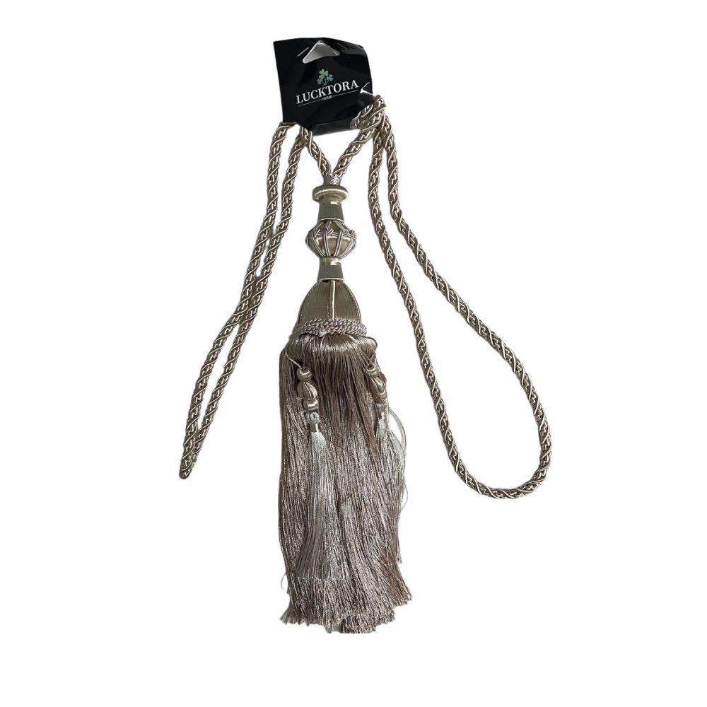 Jewel Δέστρα Φούντα Μπεζ 50cm L2332-3
