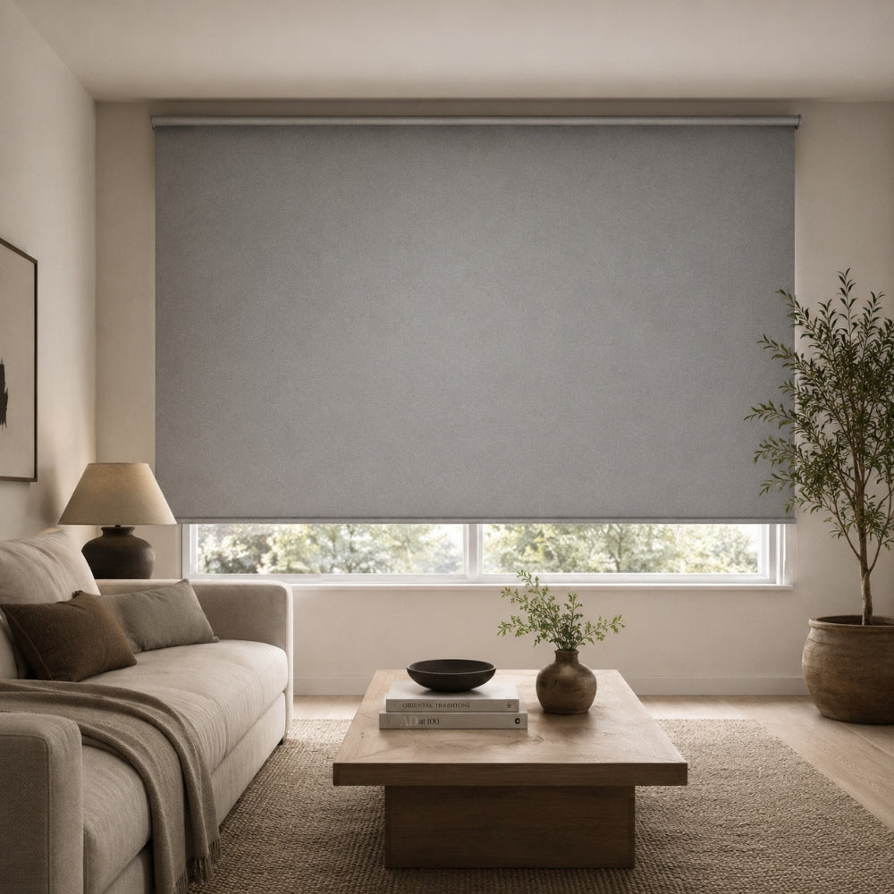 Ρόλερ Στόρι Συσκότισης Black Out Γκρι 180x260cm RS-11180