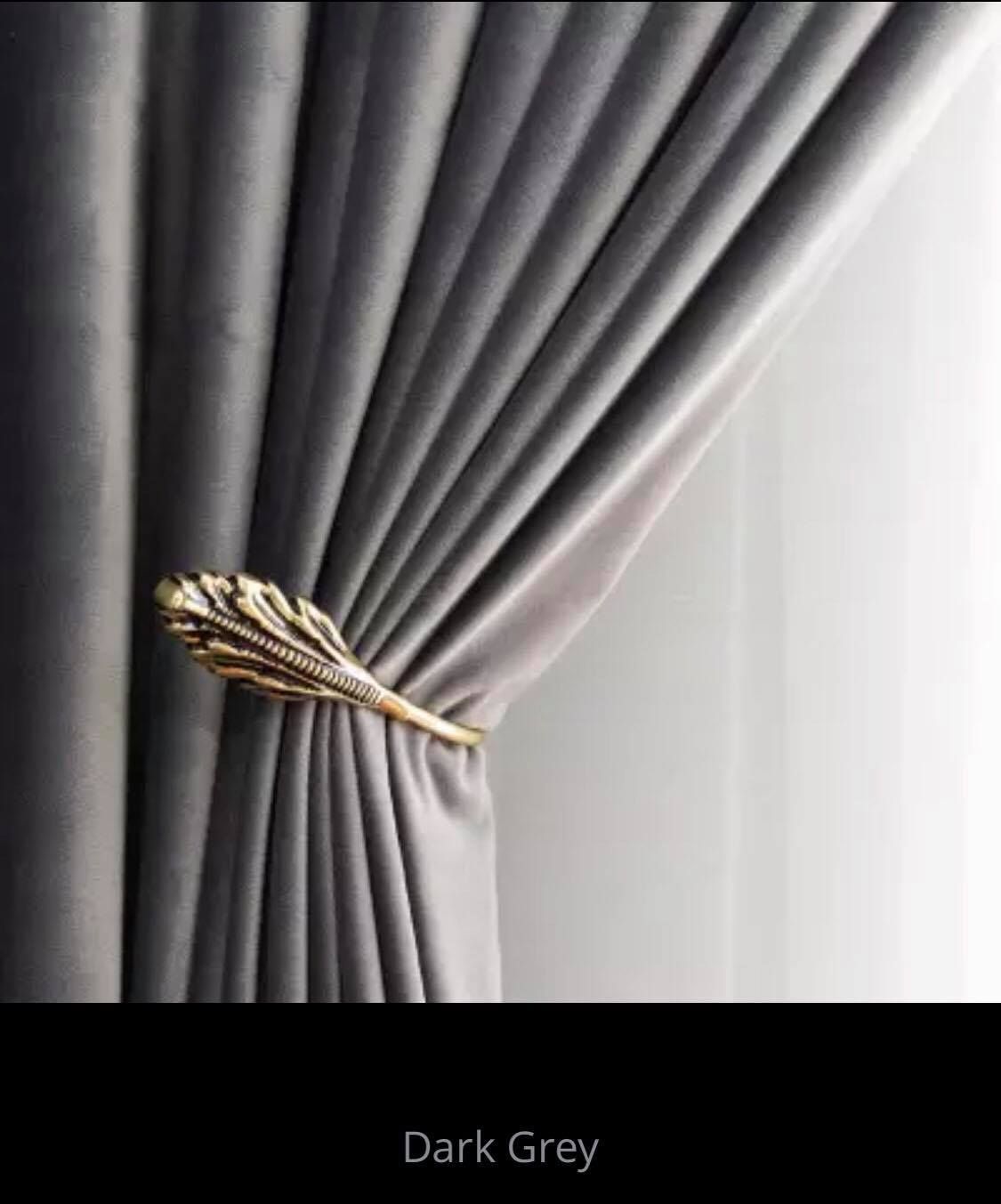 Velvet Κουρτίνα Σκίασης Γκρι Με Τρέσα Υ270xΦ280cm A067-3