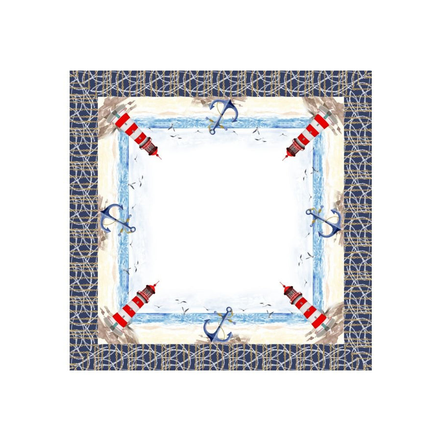 Τραπεζομάντηλο Λινό Αλέκιαστο 90x90cm TB-019090 — 1