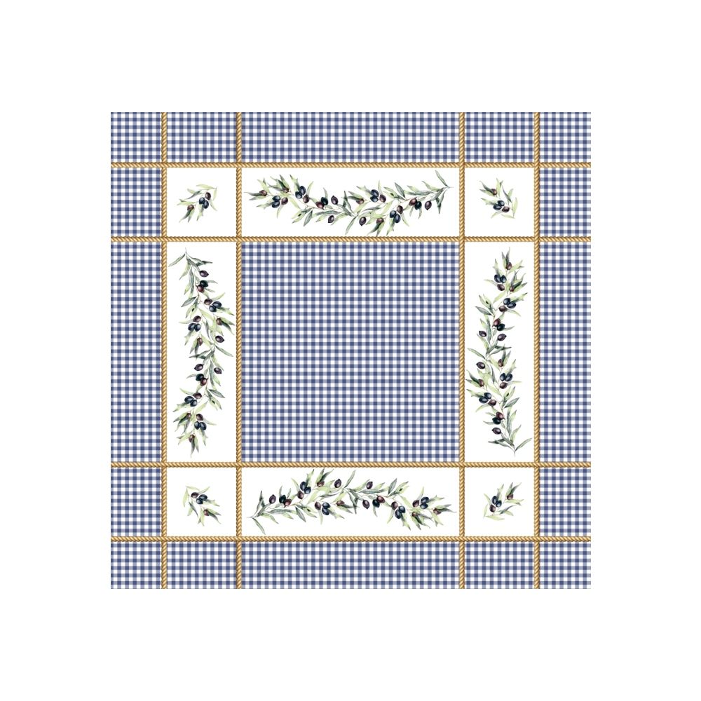Τραπεζομάντηλο Λινό Αλέκιαστο 140x140cm TB-02140140