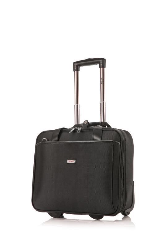 Βαλίτσa trolley με 2 ρόδες ταξιδίου μαύρο ( 36Y x 42Φ x 14Β ) VT08