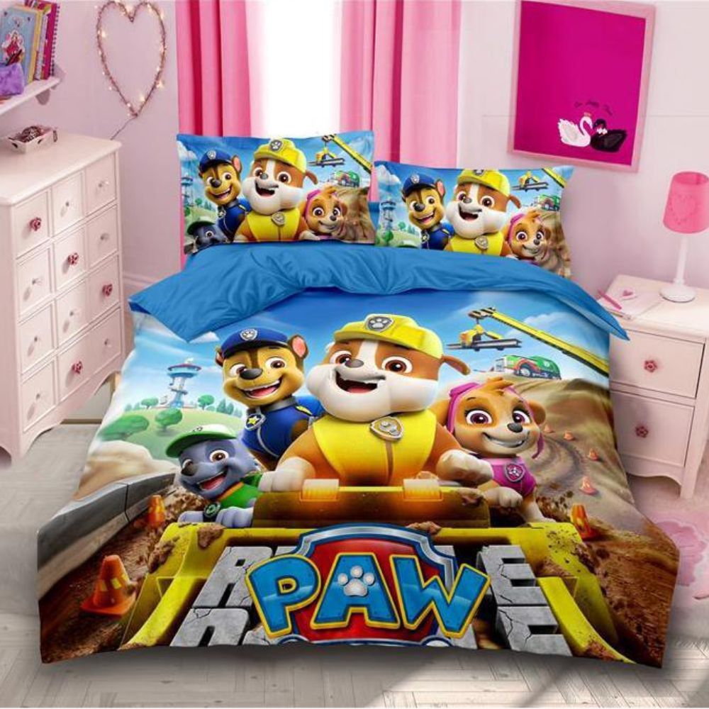 Σετ Παπλωματοθήκη Παιδική Paw Patrol 3τμχ 160x220cm Microcotton
